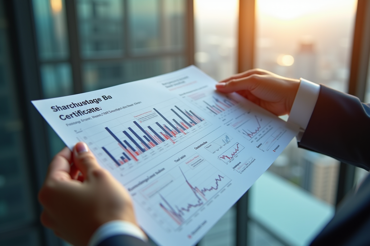 Mains tenant des documents d
