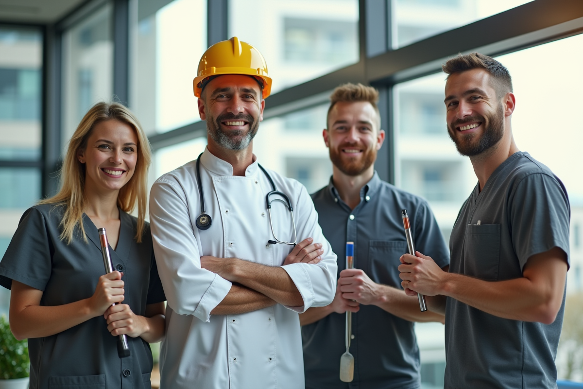 Exemples de services proposés dans divers secteurs